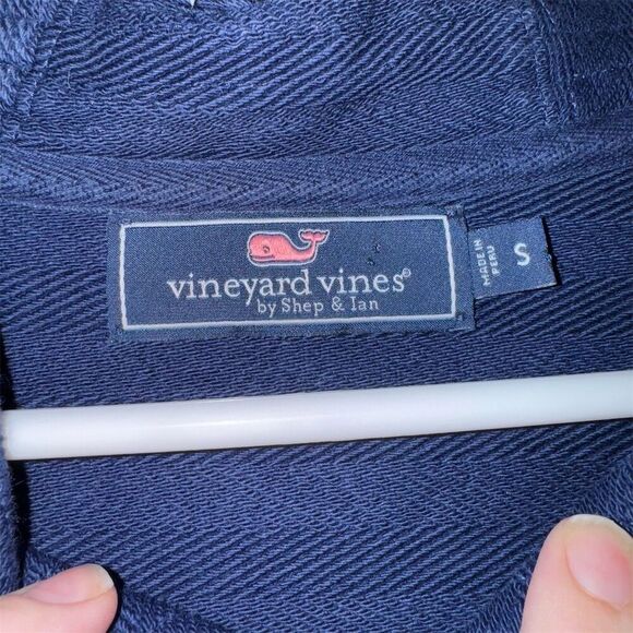 Vineyard Vines Men's Shawl Collar Pullover Sweater Blue Size S - Picture 5 of 6